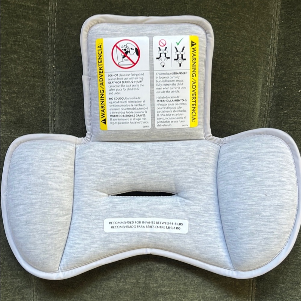 Uppababy Mesa Gray Infant Car Seat Insert